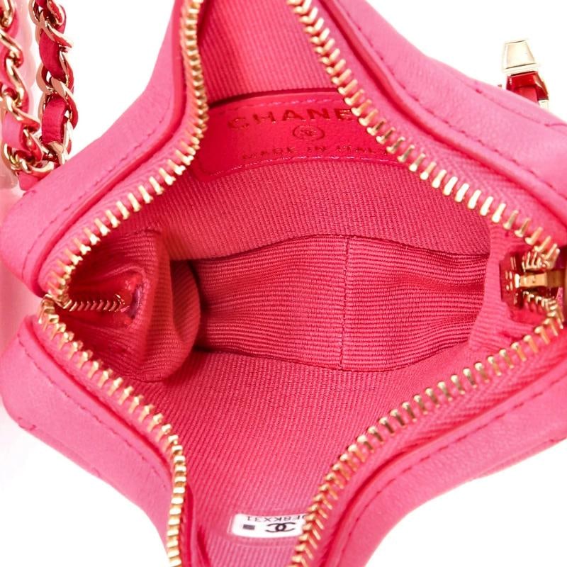 Chanel CC Star Pouch Bag Charm Quilted Lambskin Mini - 5