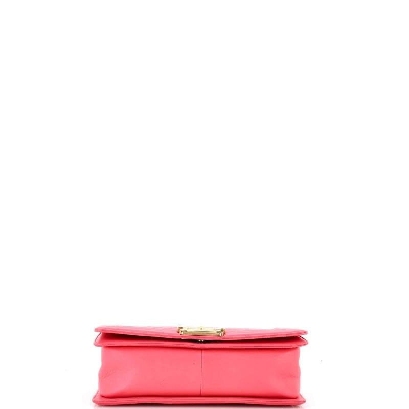 Chanel Boy Flap Bag Quilted Lambskin Old Medium - 4