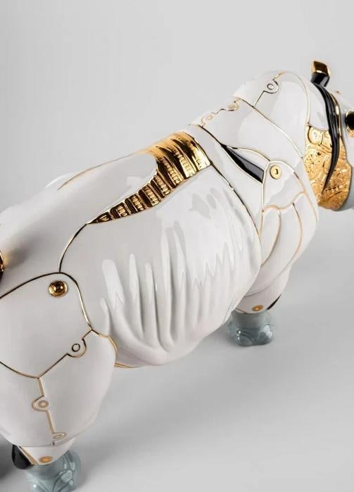 LladrÃƒÂ² Rhinoceros Sculpture Cyborg Limited Ed Ref. 01009756 - Official - 3