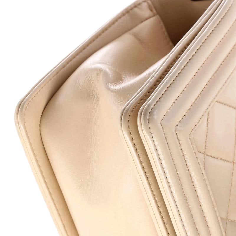 Chanel Boy Flap Bag Quilted Lambskin Old Medium - 6