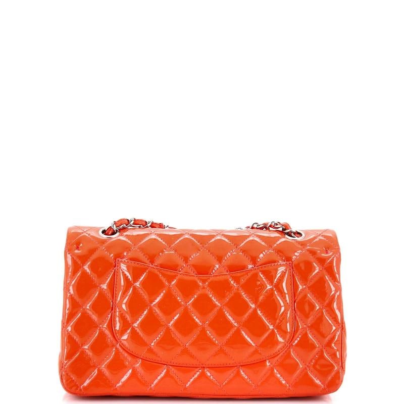 Chanel Classic Double Flap Bag Quilted Patent Medium - 3