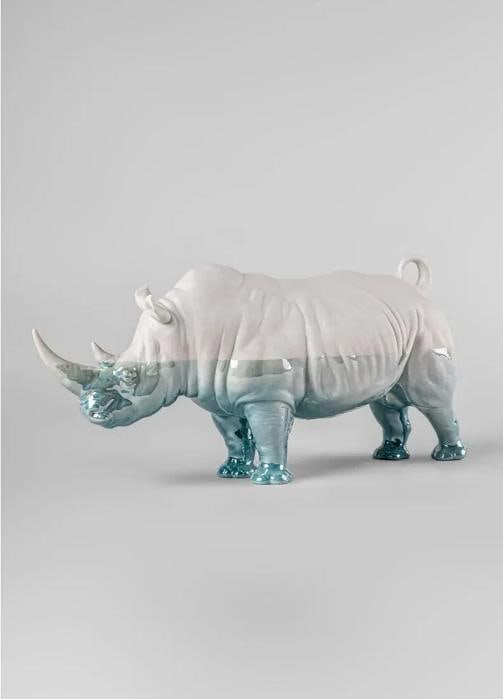 LladrÃƒÂ² Rhinoceros Sculpture Underwater Limited Ed Ref. 01009739 - Official - 3
