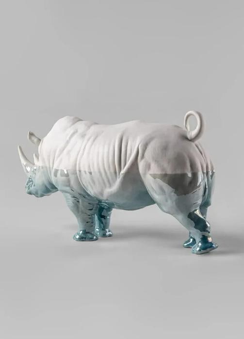 LladrÃƒÂ² Rhinoceros Sculpture Underwater Limited Ed Ref. 01009739 - Official - 6