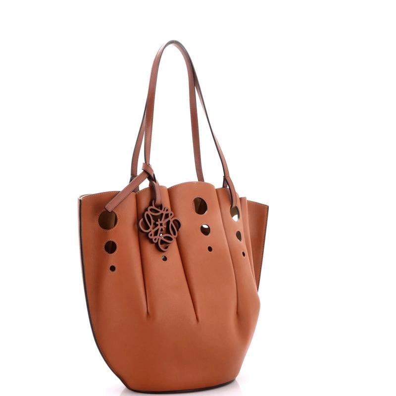 Loewe Shell Tote Perforated Leather Large - 2