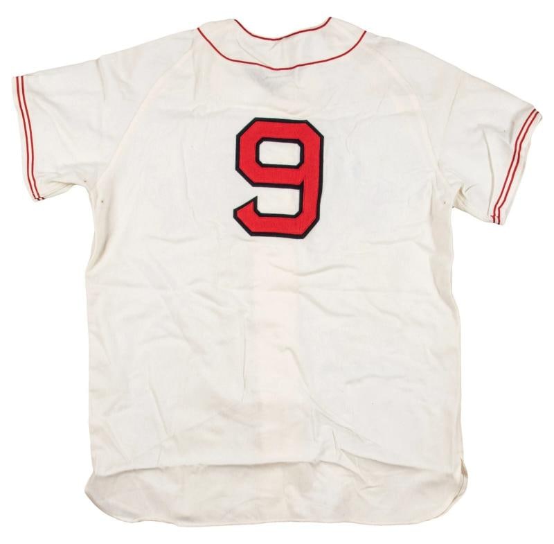 Ted Williams Signed Authentic Boston Red Sox Game Model Jersey Beckett COA - 3