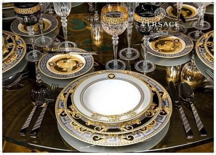 Versace Rosenthal Prestige Gala Le Bleu Service Plate 30 cm (11.81") | Casaburi - 2