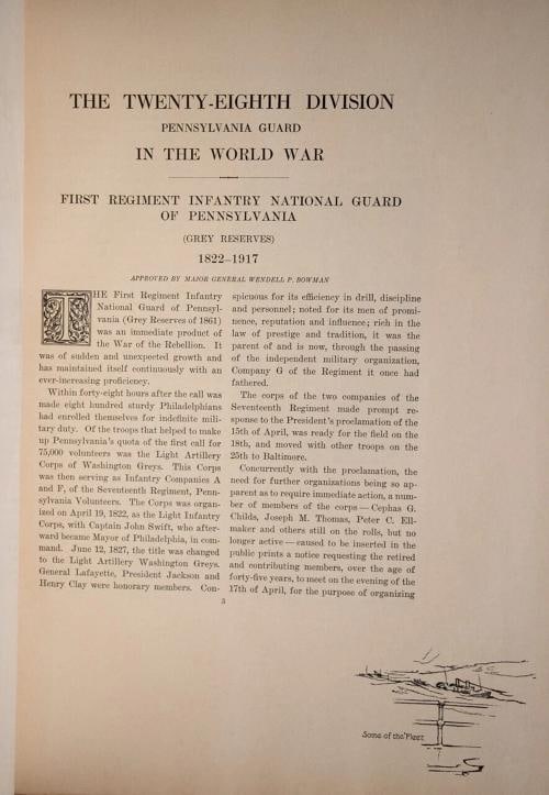 The Commanding Generals / The Twenty-Eighth Division In The World War 1st 1923 - 10