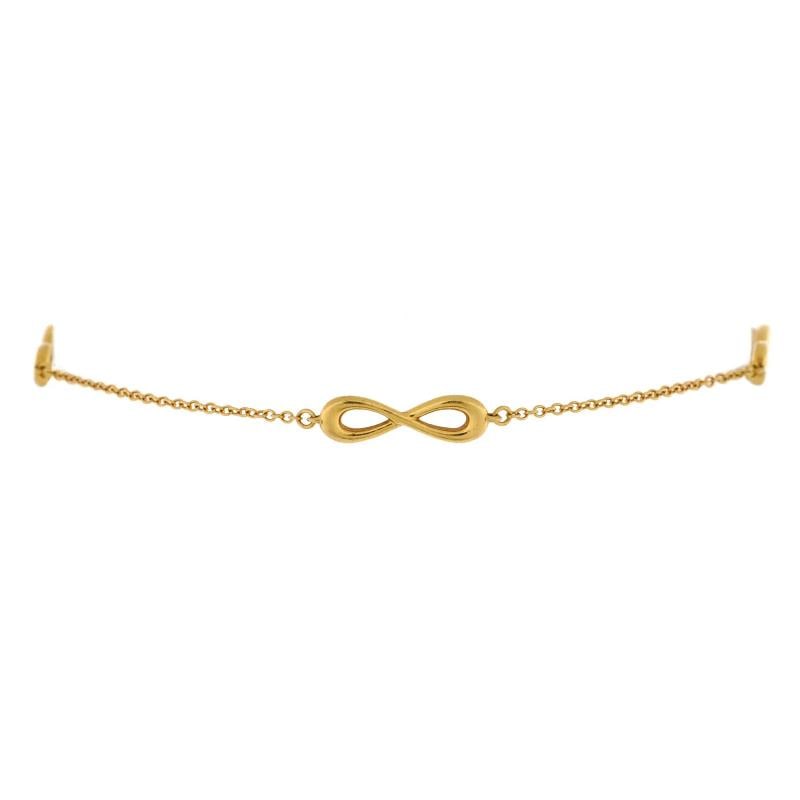Tiffany & Co. Endless Infinity Bracelet 18K Yellow Gold: Condition: Pre-owned - Good,Brand: Tiffany & Co.,Main Stone: Unknown,Metal: 18K Yellow Gold,Metal Purity: 18K,Style: Bracelet,Type: Bracelet,Color: Yellow Gold,Material: 18K Yellow Gold