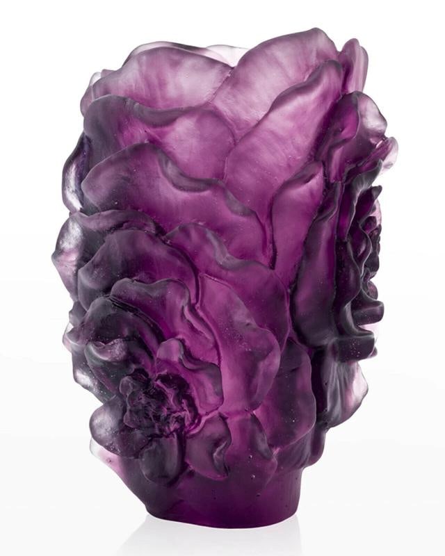 NEW DAUM CRYSTAL NUMBERED ED. CAMELLIA VIOLET VASE SMALL #05734 BRAND NIB: Condition: New: A brand-new, unused, unopened, undamaged item in its original packaging (where packaging is applicable). Packaging should be the same as what is found in a retail store, unless the ite