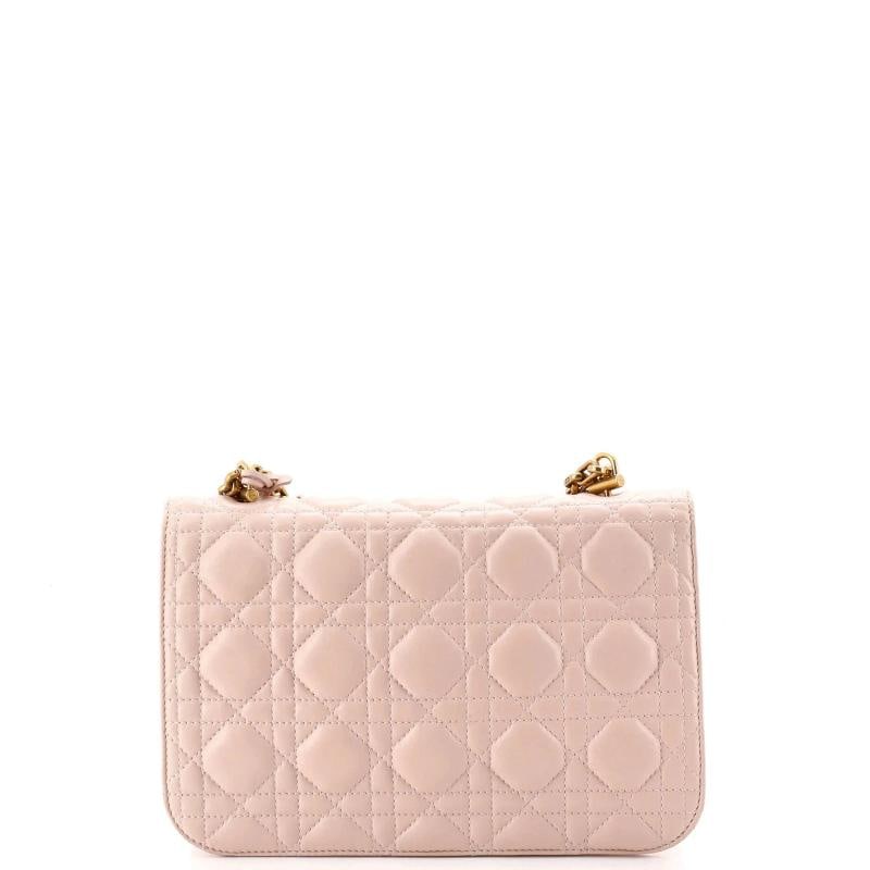 Christian Dior Dioraddict Flap Bag Cannage Quilt Lambskin Medium - 3
