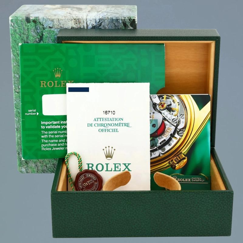 2001 MINT PAPERS Rolex GMT-Master II Pepsi Blue Red Steel 16710BLRO 40mm Watch - 7