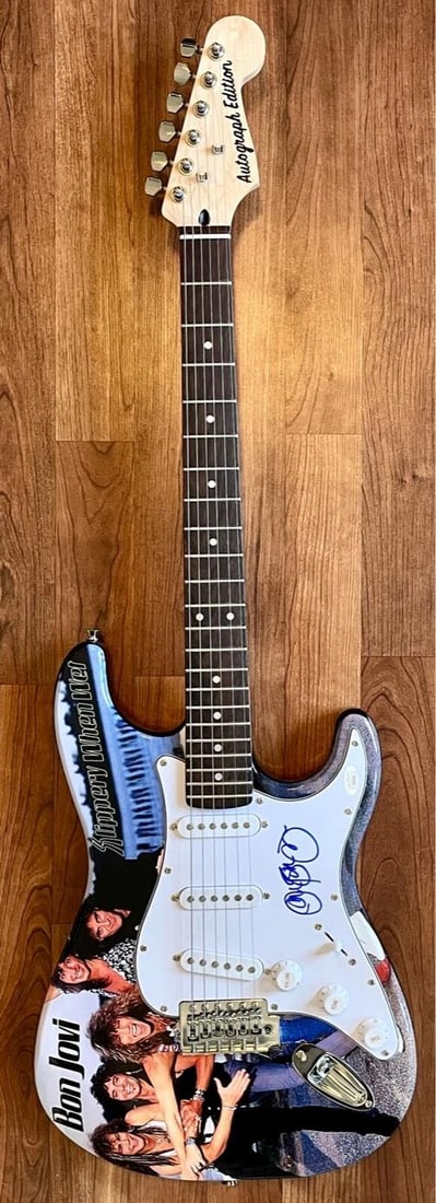 JON BON JOVI Signed Custom Guitar (JSA) - 3
