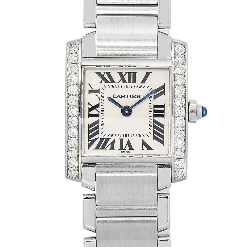 Cartier Tank Francaise W51008Q3 SS Quartz White Dial Women Watch 25mm: Case Size 25mm Wrist Fit 6.5 inches Box No Papers No Condition Ã¢â‚¬â€ Pre-owned Full Specifications Brand Cartier Model Tank FranÃƒÂ§ais