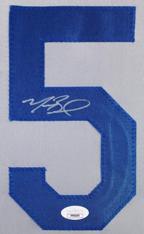 Mookie Betts Authentic Signed Grey Pro Style Framed Jersey Autographed JSA - 2