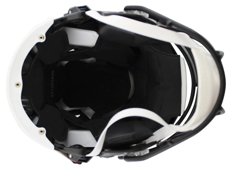 Ravens Ed Reed & Ray Lewis Signed Speed Flex Full Size Helmet BAS Witnessed - 5
