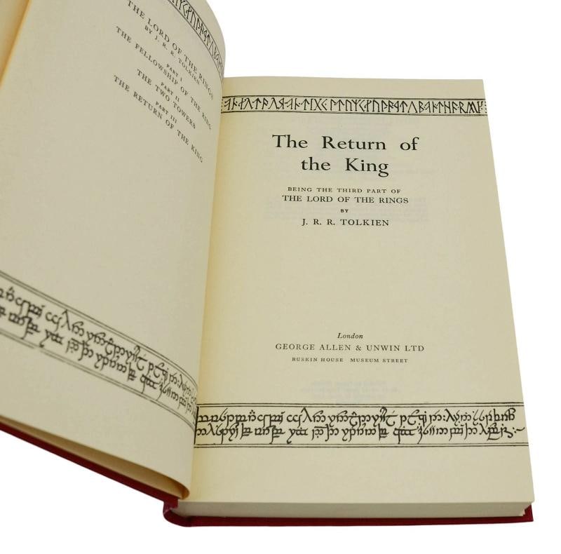 Lord of the Rings ~ J. R. R. Tolkien ~ First British Edition ~ 15/12/11 ~ 1st - 12