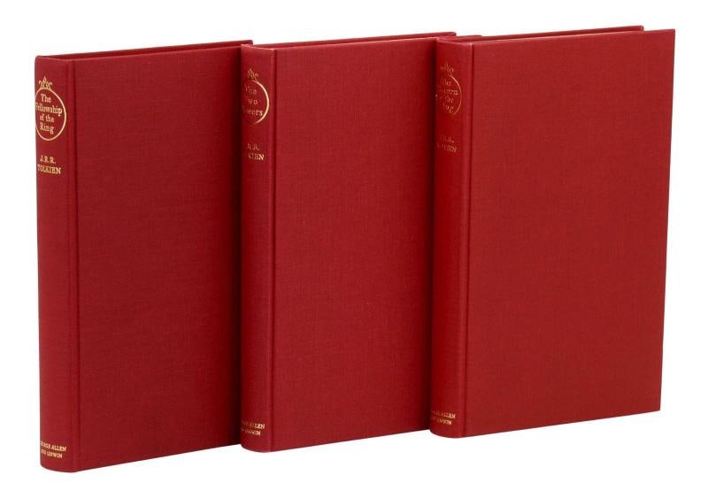 Lord of the Rings ~ J. R. R. Tolkien ~ First British Edition ~ 15/12/11 ~ 1st - 5