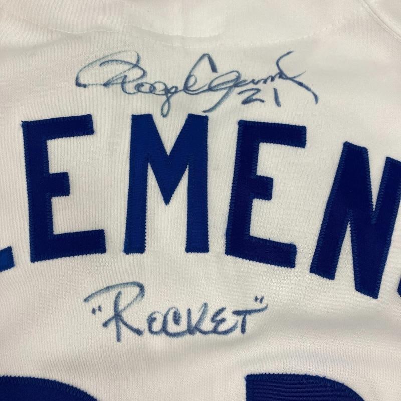 Roger Clemens Signed 1997 Toronto Blue Jays Game Used Jersey JSA COA - 5