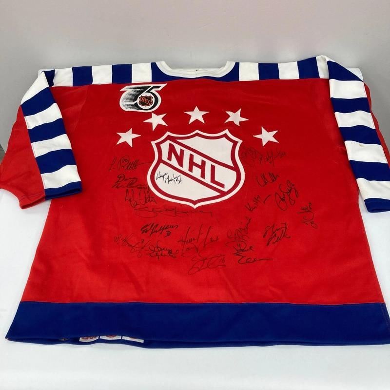 1992 NHL All Star Game Team Signed Authentic Jersey Wayne Gretzky JSA COA - 2