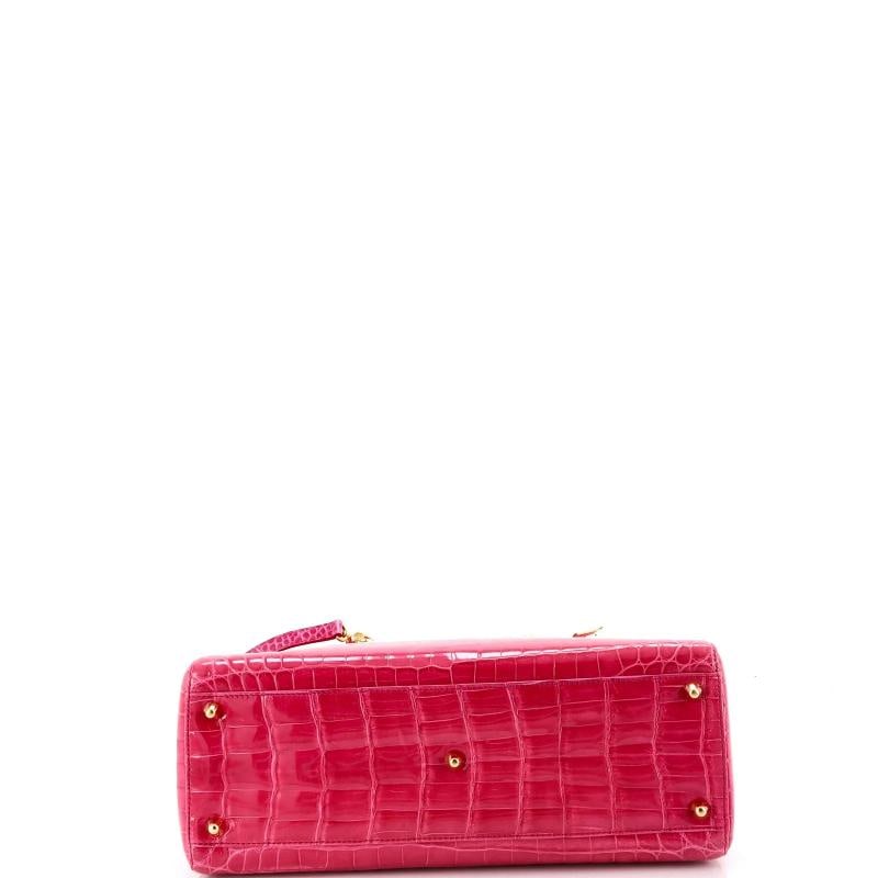 Christian Dior Lady Dior Bag Crocodile Large - 4