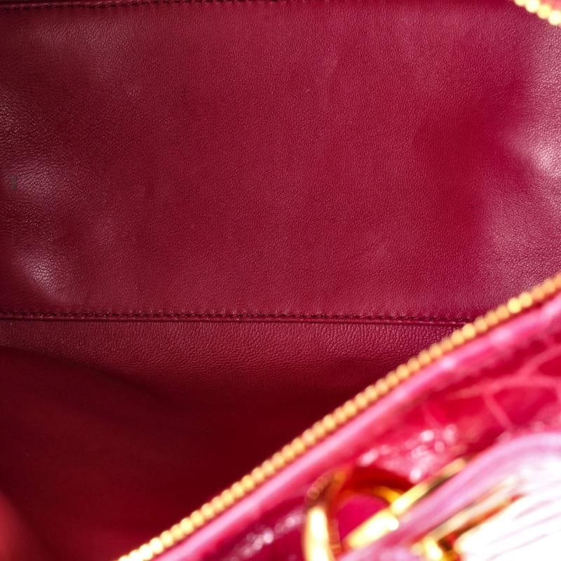 Christian Dior Lady Dior Bag Crocodile Large - 5