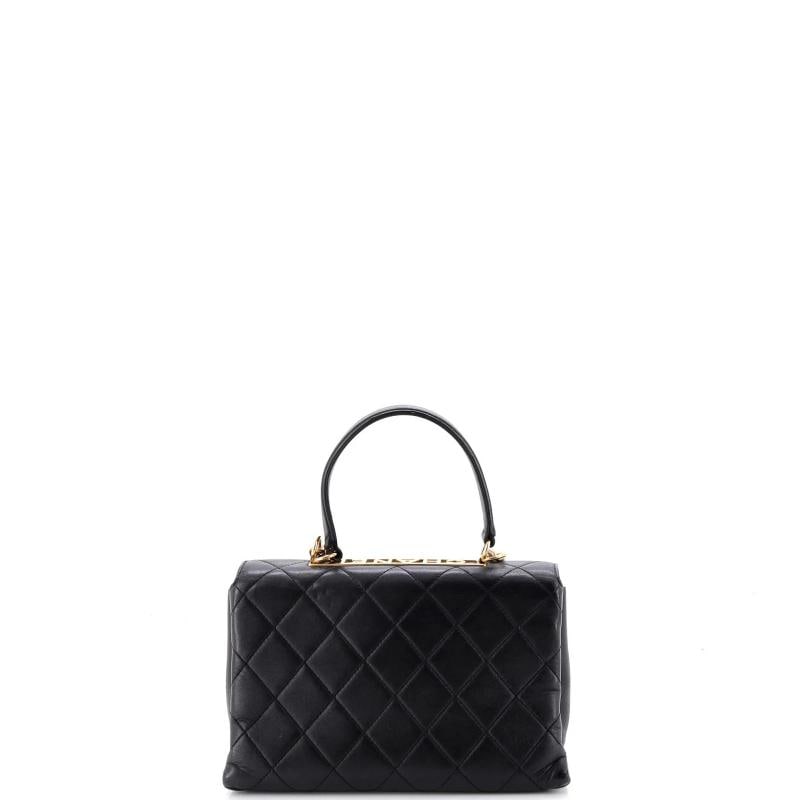Chanel Trendy Spirit Top Handle Bag Quilted Lambskin Medium - 4