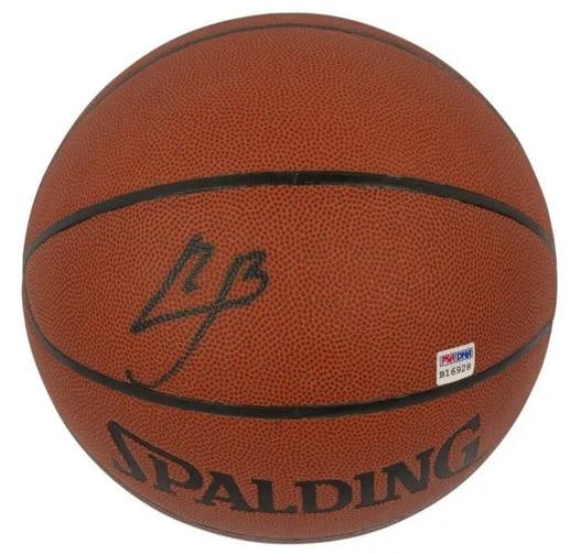 Lebron James Pre Rookie 2003 High School Era Single Signed Basketball PSA DNA: Player: LeBron James,Sport: Basketball,Signed: Yes,Original/Reprint: Original,Autograph Authentication: Professional Sports Authenticator (PSA),Product: Ball,Team: Los Angeles Lakers,Country of