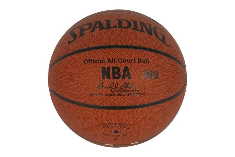 Lebron James Pre Rookie 2003 High School Era Single Signed Basketball PSA DNA - 4