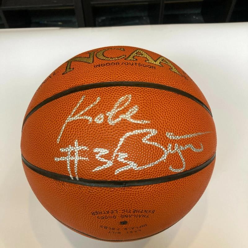 Beautiful Kobe Bryant #33 Pre Rookie (High School Era) Signed Basketball JSA COA - 2