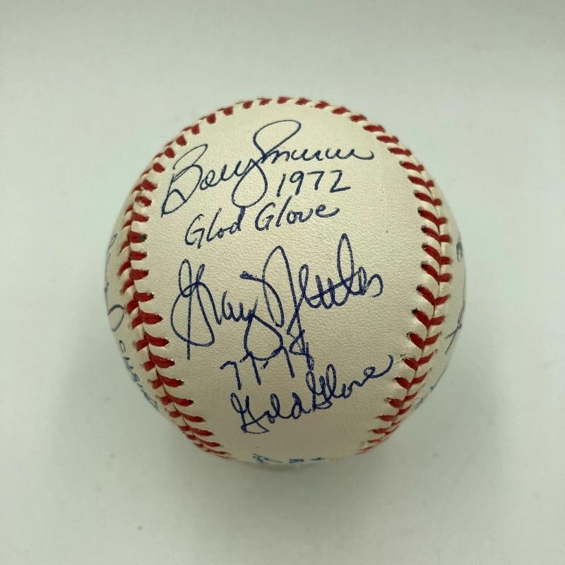 Mickey Mantle 536 HR's Yankees Gold Glove Signed Baseball PSA DNA - 5