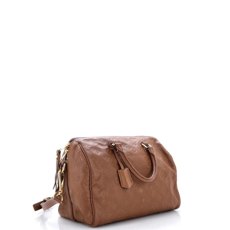 Louis Vuitton Speedy Bandouliere Bag Monogram Empreinte Leather 30 - 2