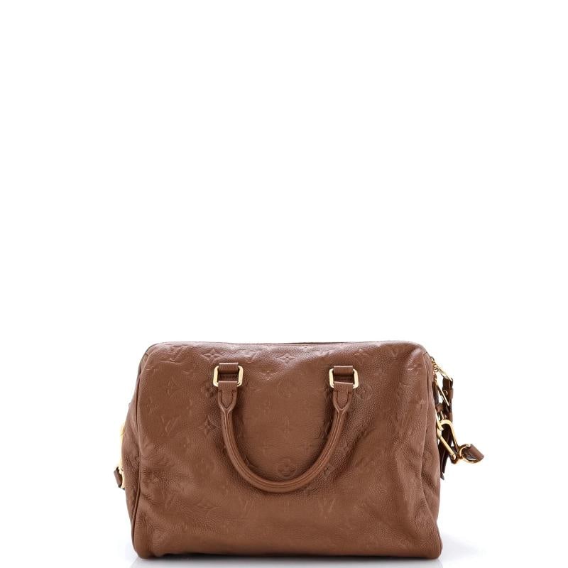 Louis Vuitton Speedy Bandouliere Bag Monogram Empreinte Leather 30 - 3