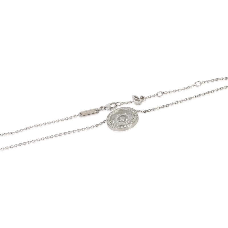 Chopard White Gold Diamond Happy Spirit Pendant - 2