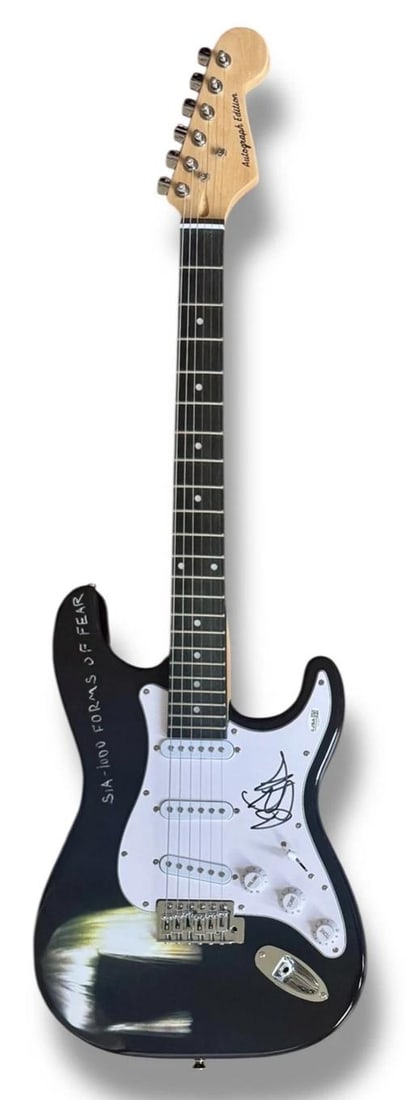 Sia Signed Guitar Custom Graphics JSA COA 1000 Forms of Fear Chandelier - 3