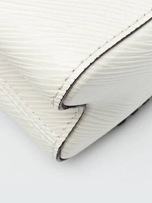 Louis Vuitton White Epi Leather Braided Twist PM Bag - 4