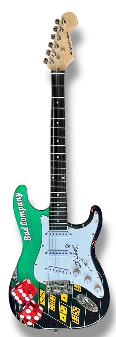 Paul Rodgers Signed Guitar Custom Graphics JSA COA Bad Company Straight Shooter - 2
