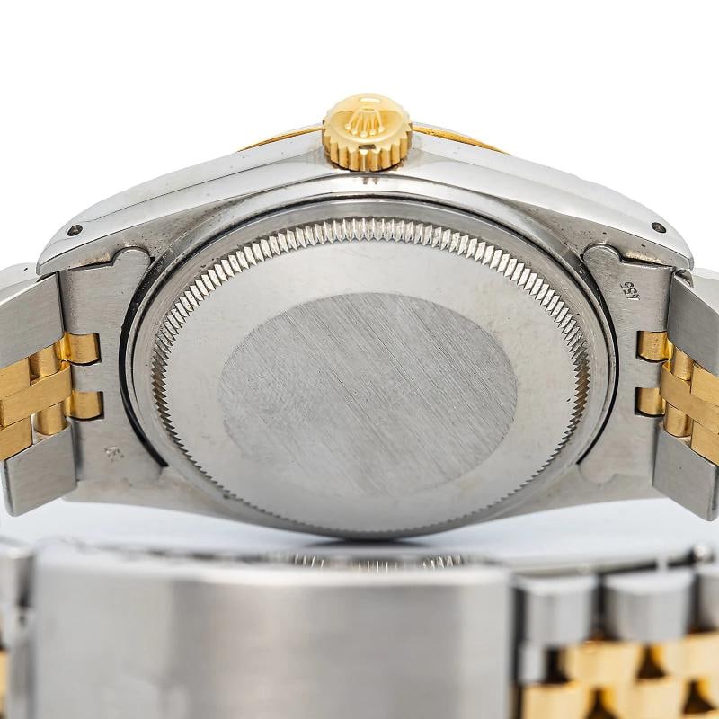 Rolex Datejust 16013 2011 Paper 18k YG Two Tone Champagne Dial Auto Men 36mm - 6