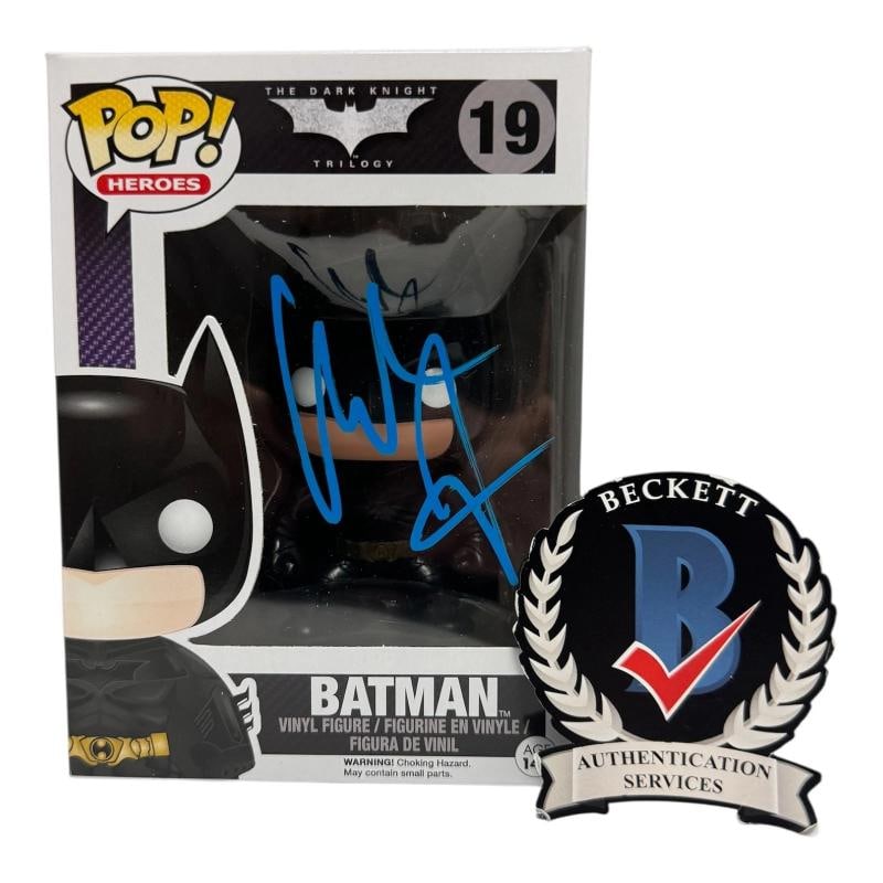 Christian Bale Signed Autograph Rare Batman Funko Pop 19 Beckett The Dark Knight: Industry: Movies,Personalize: No,Movie: THE DARK KNIGHT,Signed by: CHRISTIAN BALE,Signed: Yes,Autograph Authentication: Beckett,Original/Reproduction: Original,Country of Origin: United States
