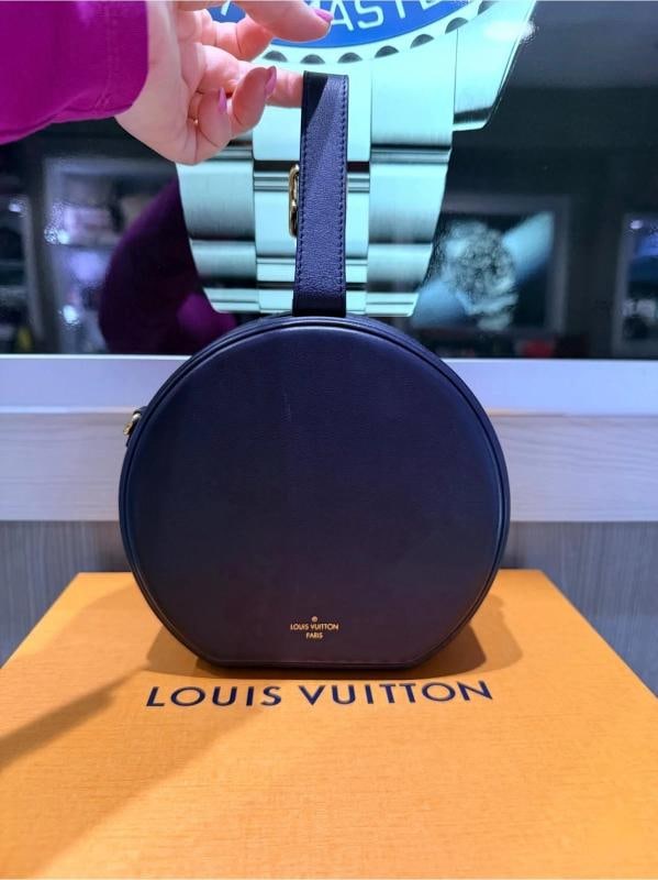 Louis Vuitton Petite Boite Chapeau Ombre Python and Navy Leather PL2169 (2019) - 3