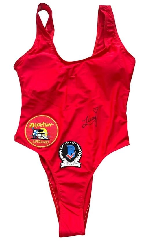 LIVVY DUNNE SIGNED AUTOGRAPH BAYWATCH BATHING SUIT BECKETT BAS: Industry: Movies,Personalize: No,Movie: BAYWATCH,Signed by: LIVVY DUNNE,Signed: Yes,Autograph Authentication: Beckett,Original/Reproduction: Original,Country of Origin: United States