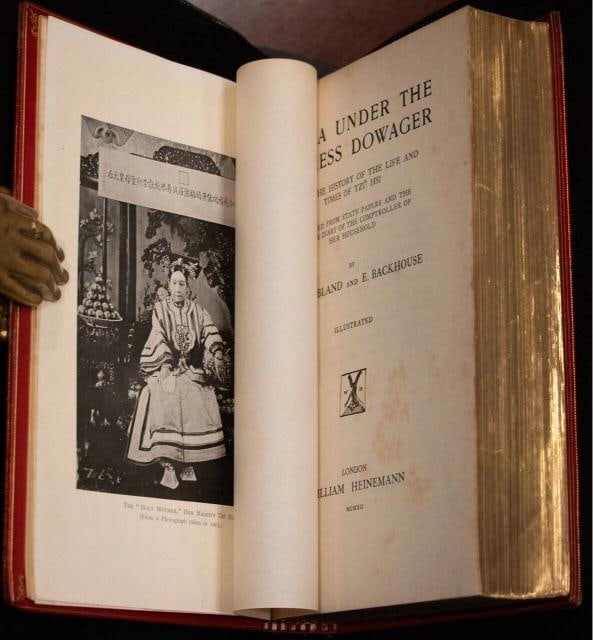 J O P Bland, E Backhouse / China Under The Empress Dowager 1912 - 5