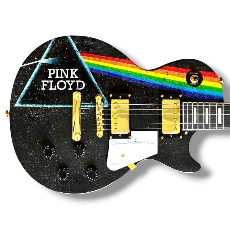 David Gilmour Signed Guitar Custom Graphics JSA COA Pink Floyd Dark Side of the: Industry: Music,Signed: Yes,Autograph Authentication: James Spence (JSA),Object Type: Guitar & Guitar Pick,Original/Reproduction: Original,Country of Origin: United States