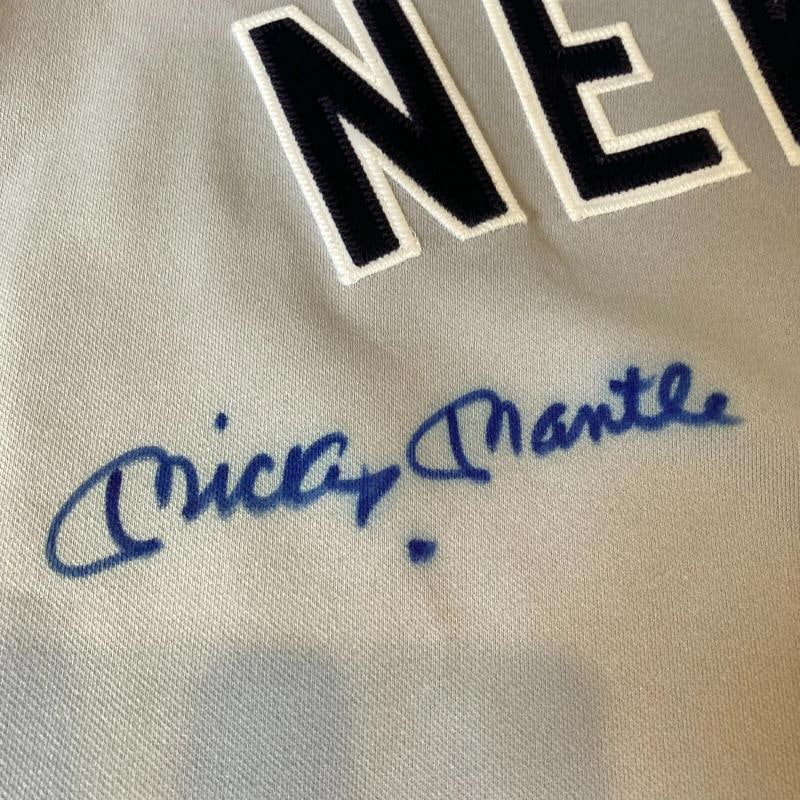 Mickey Mantle Signed Vintage Rawlings New York Yankees Authentic Jersey JSA COA - 3