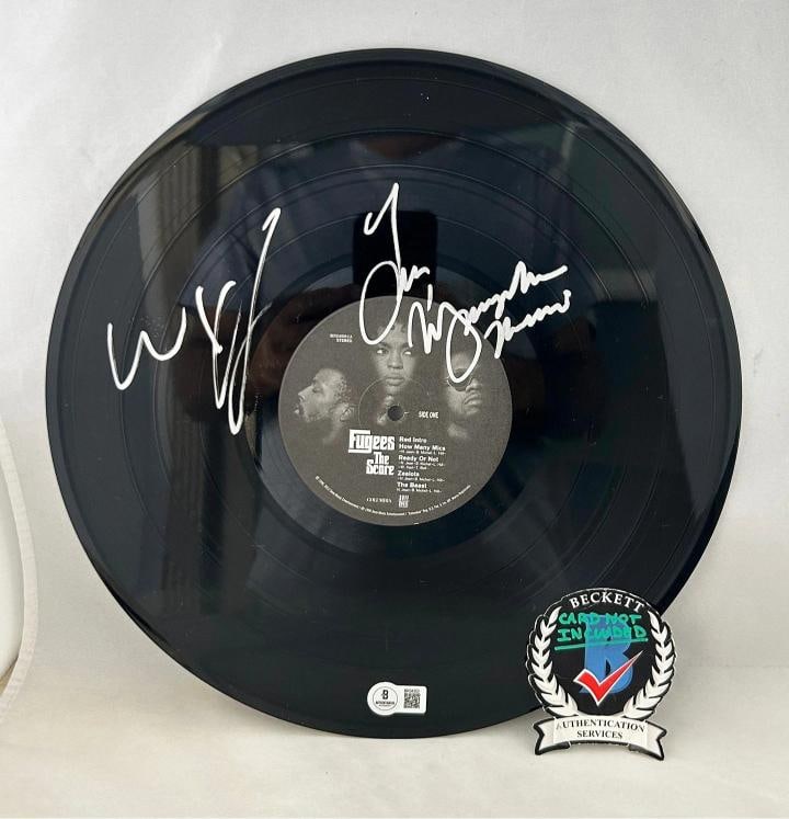Lauryn Hill and Wyclef Signed LP Vinyl The Fugees The Score Beckett BAS COA: Condition: New: A brand-new, unused, unopened, undamaged item (including handmade items).. ,Country of Origin: United States,Modified Item: No,Original/Reproduction: Original