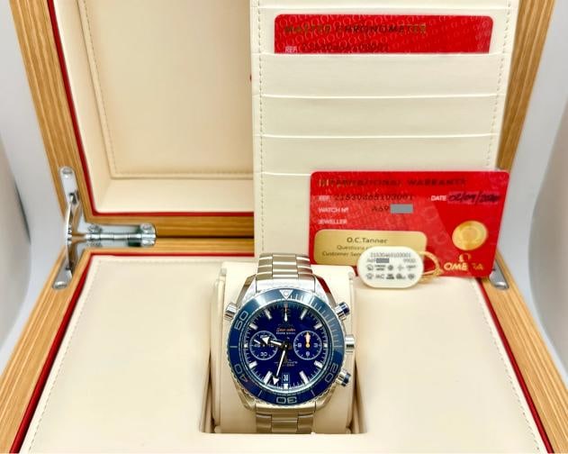 2026 OMEGA Seamaster Planet Ocean Blue Dial 215.30.46.51.03.001 Steel Box Paper - 2