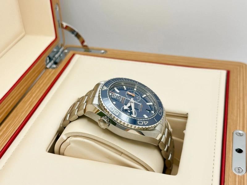 2026 OMEGA Seamaster Planet Ocean Blue Dial 215.30.46.51.03.001 Steel Box Paper - 5