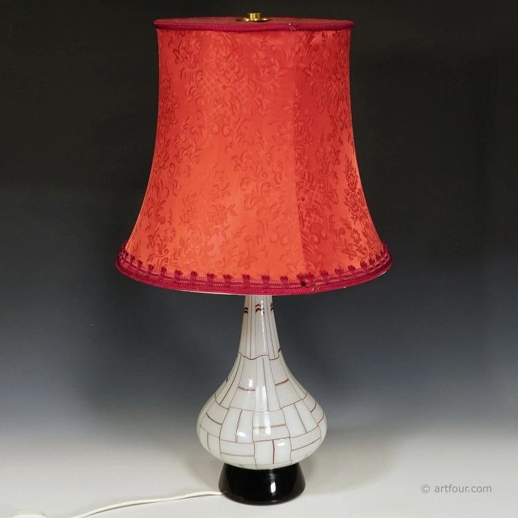 Vintage Barovier & Toso 'Sidone' Table Lamp, Murano circa 1960s: Condition: Used,Brand: Unbranded,Type: Table Lamp,Country of Origin: Italy A rare table lamp of the Sidone series designed by Ercole Barovier in 1957 and manufactured by Barovier & Toso, Murano around