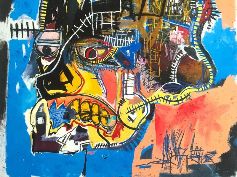 JEAN MICHEL BASQUIAT ICONIC FINE ART LITHOGRAPH POP ART PRINT SKULL 1981 - 8