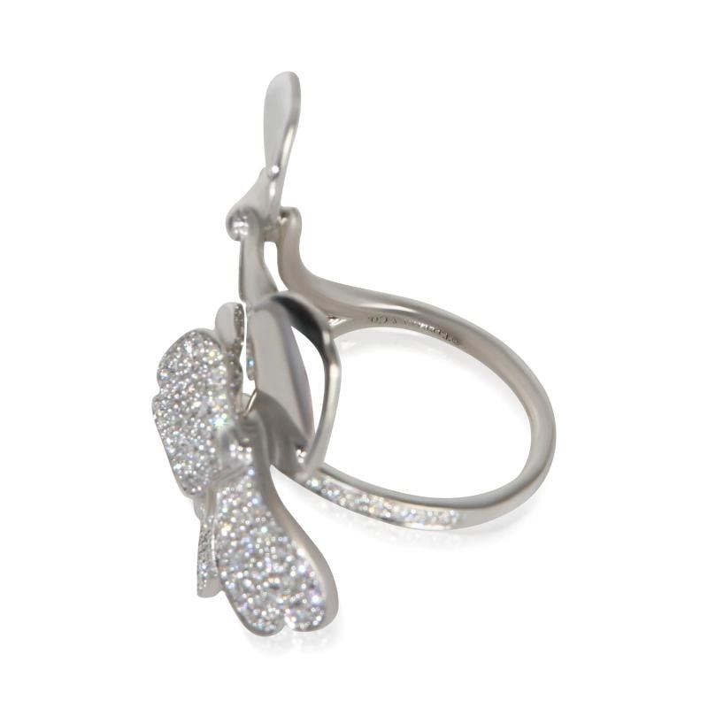 Tiffany & Co. Platinum Diamond Paper Flowers Ring - 5