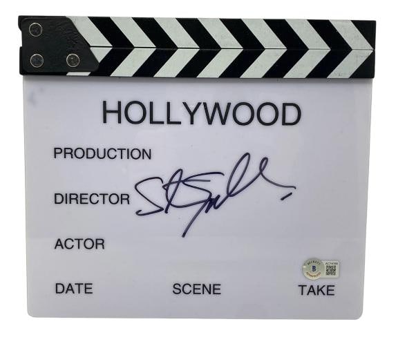 Steven Spielberg Signed Autograph Director Clapboard Jaws Jurassic Park BAS COA (1 of 3)